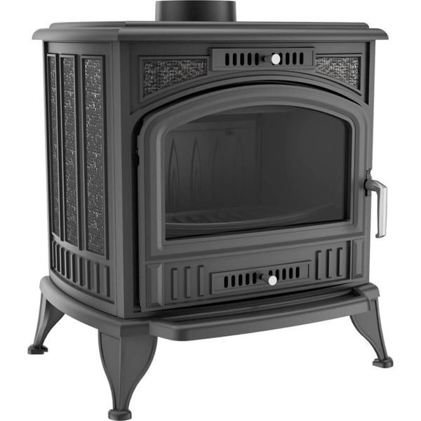 online Poêle à Bois 7/11KW en Fonte Flig Oklahoma 130 Noir