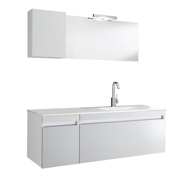 online Meuble de salle de bain suspendu Bali 01 Twist Blanc TFT