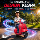 Moto Elettrica per Bambini 1,5-3 Anni Licenza Piaggio Mini Vespa GTS 66,5x38x52 cm 6 V con Batteria al Litio 2,5 km/h Max 25 kg Rossa      