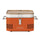 Barbecue à Charbon Portable 42,5x34,7x 23 cm en Métal Cube Orange