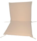 Cuscino per Poltrona da Giardino 96x53cm Bauer Summer Ecrù
