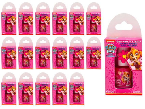 acquista Set 18 Smalti con Anello per Bambini a Base Acqua 9ml Paw Patrol Rosa