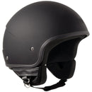 Casco Demi-Jet per Scooter CGM Malindi 104A Nero Opaco