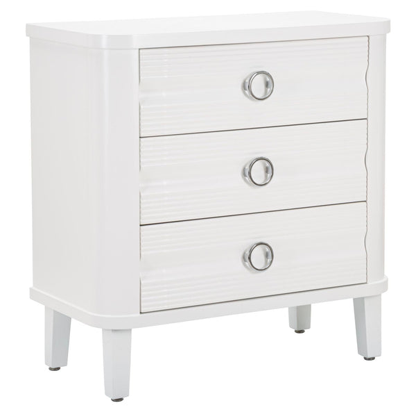 online Commode Shine 81x84x40 cm en bois MDF et métal blanc