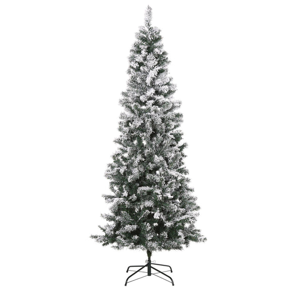 Sapin de Noël Artificiel Enneigé 210 cm 631 Branches de Pin Vert sconto