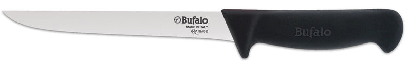 Set Coltelli 8 Pezzi Multiuso con Fodero Bufalo Kit Pro Manico Nero