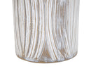 Vaso Atene 15,5x74x15,5 cm in Poliresina Bianco