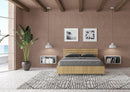 Letto Matrimoniale Francese Ankel Testata Doghe Dritta  Quercia Varie Misure