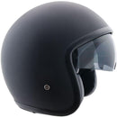 Casco Jet per Scooter Occhiale Interno CGM Vintage 133A Nero Opaco 