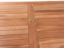 Tavolo Pieghevole da Giardino 80x150xH75 cm in Teak Legno naturale
