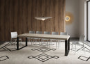 Tavolo Allungabile 160-420x90x77 cm Tecno Premium Cashmere Telaio Antracite 