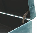 Panca Contenitore 121x51x47 cm in Velluto Soriani Verde