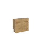 Panche Allungabili Inferiore e Superiore 72-300x26x60 cm Evolve Quercia Natura  