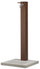 Fontaine de jardin avec robinet et socle en ciment Belfer 42/QBM Rust