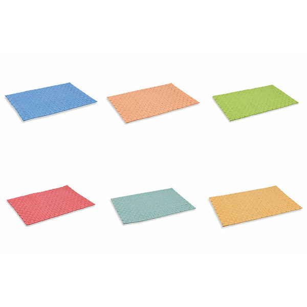 acquista Set de 6 Sets de Table Rectangulaires en Plastique Villa d'Este Calamoresca Marrakech