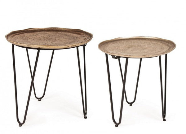 sconto Set 2 Tavolini Rotondi Amira