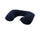 Oreiller cervical gonflable ergonomique pour le voyage Bleu