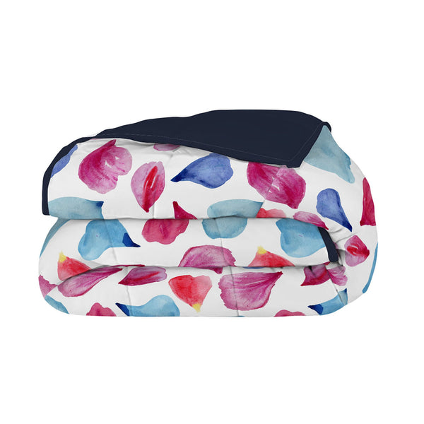 prezzo Couette Hiver Imprimée en Microfibre 300gr Pétales Double Face Différentes Tailles