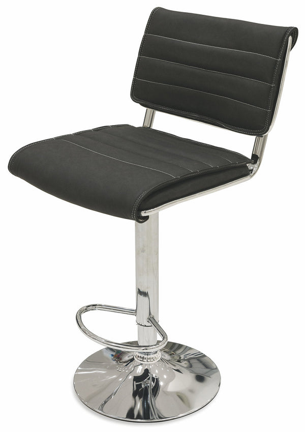 Tabouret 91x44x51 cm en Simili Cuir Soriani Noir sconto