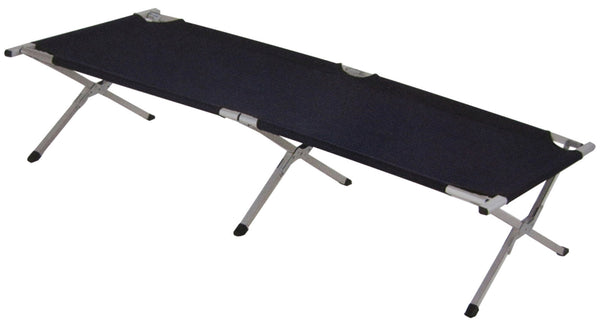 Lit de camping 190x64x42 cm en Aluminium et Polyester Bleu acquista