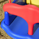 Altalena per Bambini da Giardino 140x110x120 cm Seggiolino con Cintura di Sicurezza Multicolor
