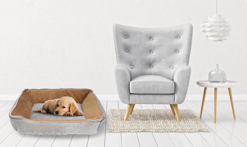 Cuccia Imbottita per Cani e Gatti in Poliestere Relax King