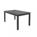 Tavolo Cuba Allungabile 150/210x90x75 h cm in Alluminio Antracite