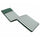 Coussin de berceau Real 194,5x59x4 cm en polyester vert