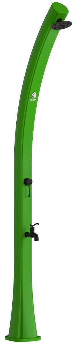 Douche solaire de jardin 22L Sined Sole Verde Mitigeur et lave-pieds sconto