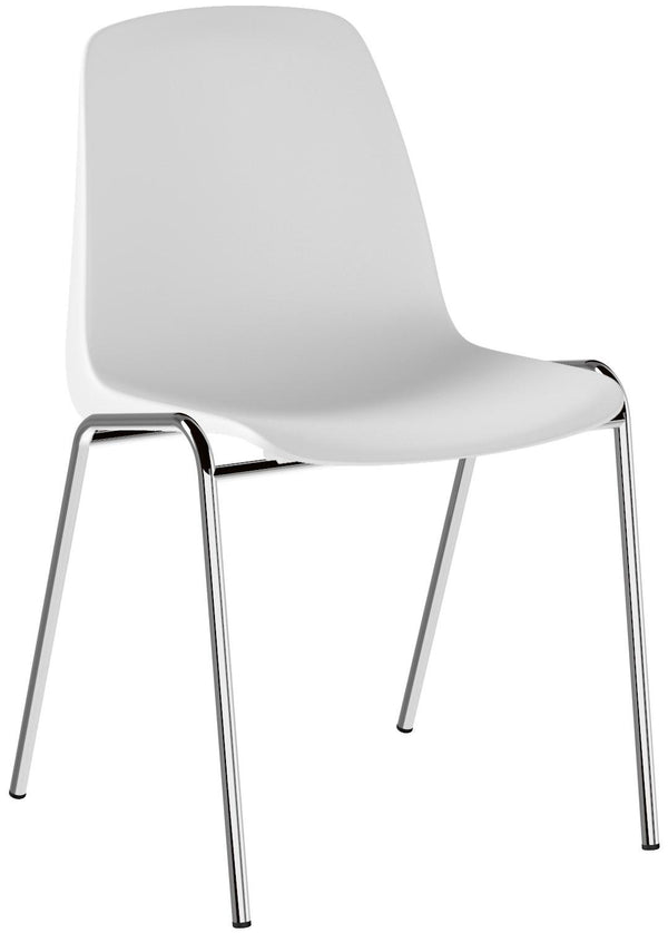 acquista Chaise d'attente de bureau en polypropylène blanc Tosini Verona