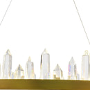 Lampada pendente Modern in Metallo Gletscher Ottone