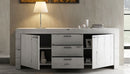 Credenza bassa shabby Kreda rovere neve