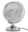 Globe Blanc avec Lumière Ø25x38 cm en Fer et Plastique Blanc et Argent