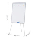 Lavagna Magnetica Treppiede 76.5x57x111.5-167 cm 