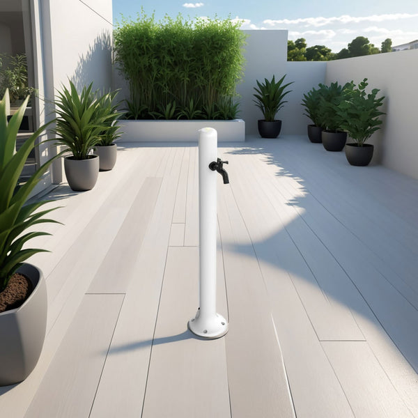 online Fontana da Giardino in Alluminio ideale per Irrigare Sined Alu Bianco