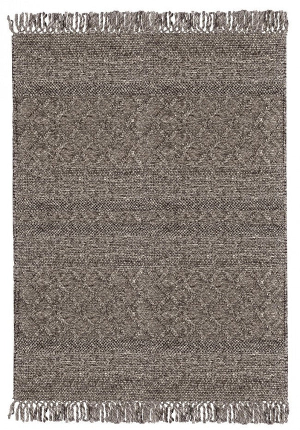 Tappeto 160x230 cm Hiruni in Tessuto Marrone sconto