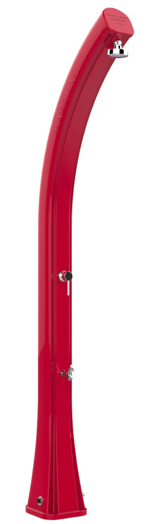 sconto Doccia Solare da Giardino 35L Miscelatore e Lavapiedi Arkema Happy XL Cherry