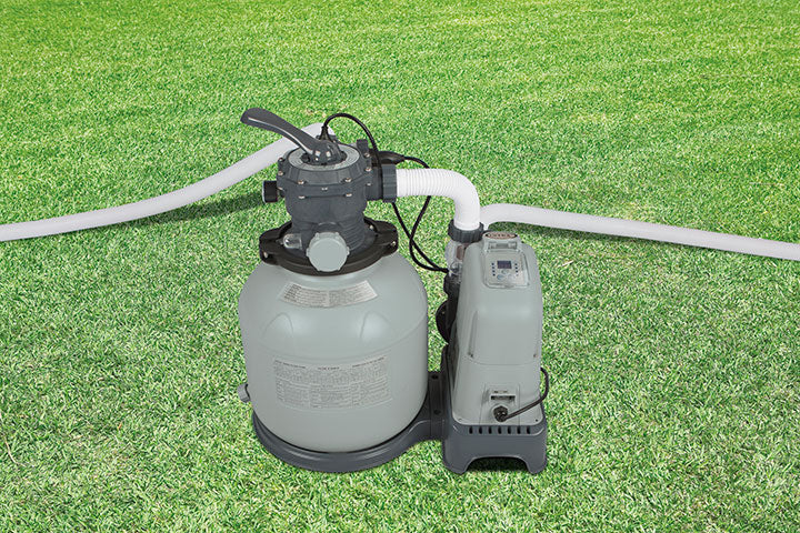 Pompa a Sabbia per Piscine con Salinatore 6000 L/h Motore 0,5CV 220V Intex