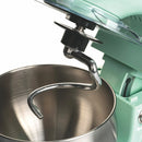 Impastatrice Planetaria 5 Litri 6 Velocità 1300W Ciotola in Acciaio Kooper Atena Verde Chiaro