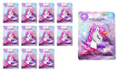 Set 12 Maschere Viso per Bambini Unicorno 25 ml