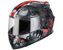 Casco Integrale per Scooter Visiera Lunga CGM Panther 307S Rosso Varie Misure