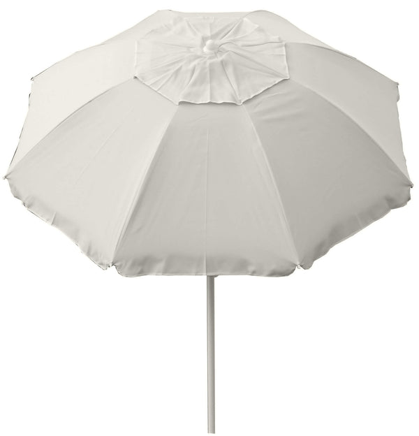 Parasol de jardin en acier Ø2 m Maffei Asia Ecru sconto