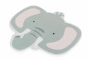 Set 6 Tovagliette 40x35 cm in Plastica Villa d'Este Home Tivoli Elefante Grigio