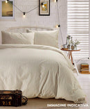 Copripiumino Matrimoniale con Sacco e Federe Tinto in Filo Garrini Jennifer Menta