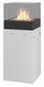 Cheminée Bioéthanol au Sol 36x36x85 cm Instate 850 Blanc