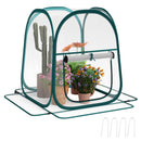Mini Serra Pop Up 70x70x80 cm Pieghevole in Acciaio e Plastica   
