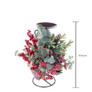 Centrotavola Natalizio 33 cm per 1 Candela