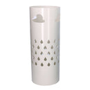 Portaombrelli in metallo nuvole bianco tondo cm ø19xh49