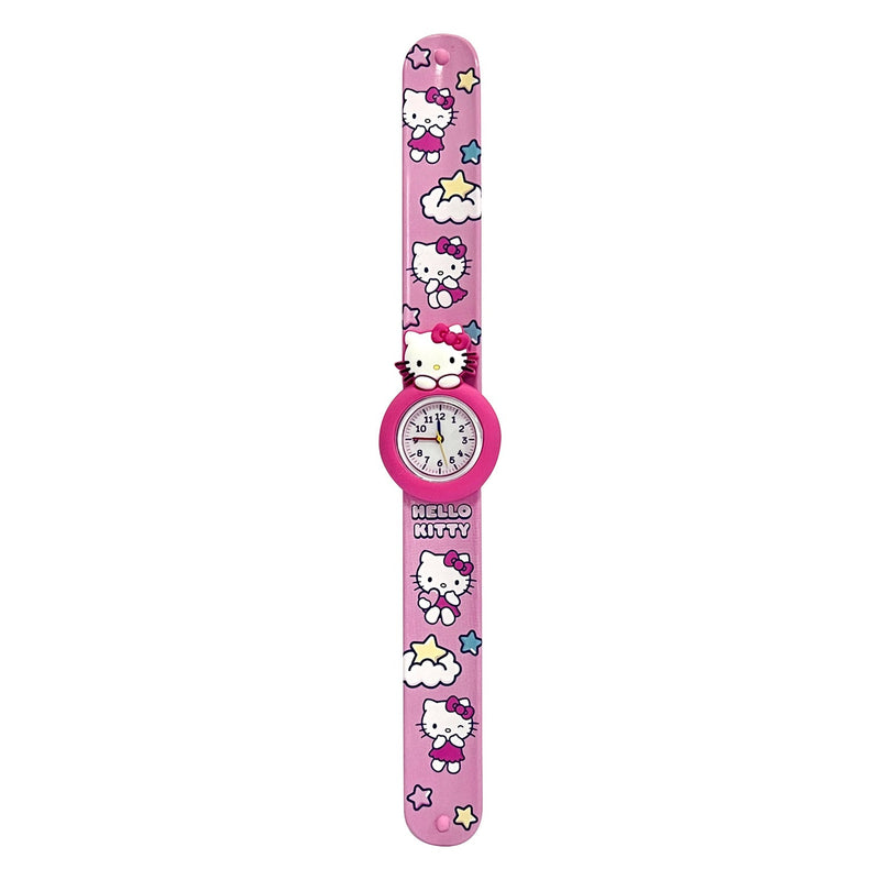 Set 12 Orologi da Polso Bracciale per Bambini Hello Kitty Colorazione Rosa