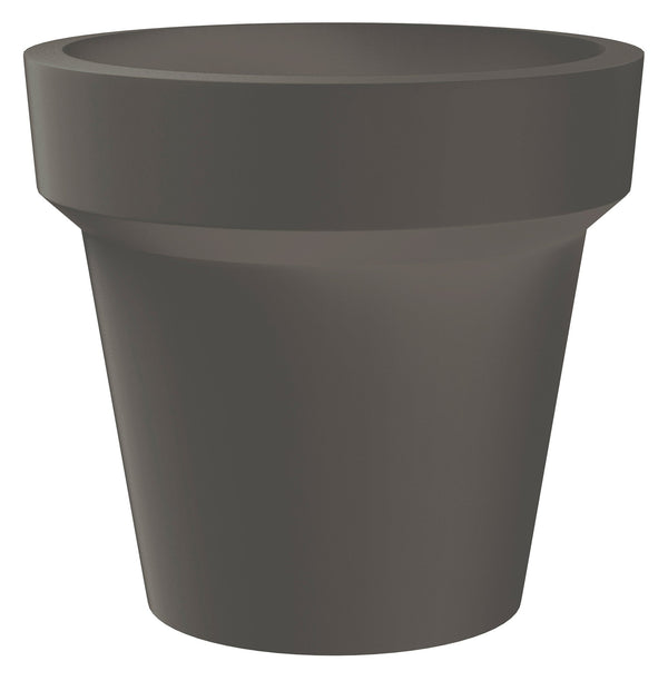 sconto Vase Arkema POT S en résine gris tourterelle Ø80x72 cm
